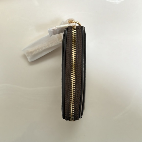 Coach Zip Card Case in Dark Stone - Picture 5 of 5